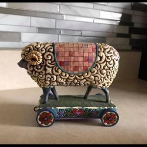 Jim Shores Wooly Ram figurine